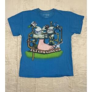 Liquid Blue Men’s Shirt Size L Monty Python’s Flying Circus Comedy Show Graphic